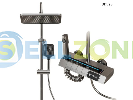 Πολυτελές σύστημα ντους με φωτιζόμενο μίκτη και οθόνη LED - DD523